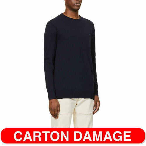Ralph Lauren Men's Cotton Crewneck Sweater Size 2XL Hunter Navy