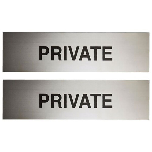 2PK Sandleford Private Sign 200 x 50 x 0.6mm