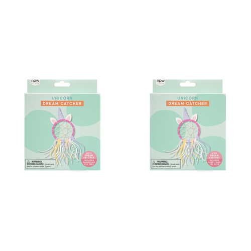 2PK NPW Gifts DIY Unicorn Dream Catcher Kids Craft Kit