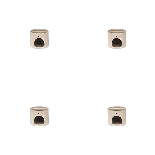 4PK Jemark 9.2cm Double Oil Burner Assorted Grey/Black/White