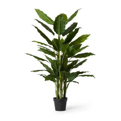 E Style 145cm Spathiphyllum Potted Artificial Plant Decor - Green