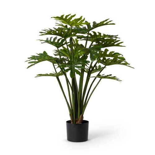 E Style 90cm Philodendron Potted Artificial Plant Decor - Green