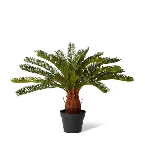 E Style 72cm Cycas Potted Artificial Plant Decor - Green