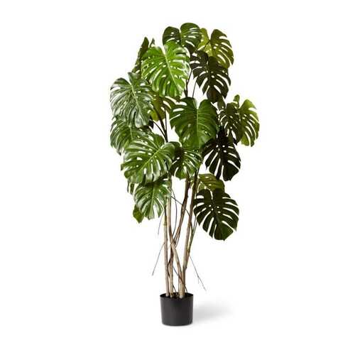 E Style 190cm Monstera Vine Potted Artificial Plant Decor - Green
