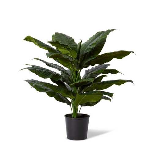 E Style 122cm Spathiphyllum Potted Artificial Plant Decor - Green