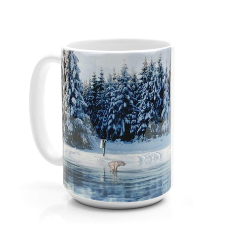 Prank-O When Nature Calls Winterscape Coffee Mug 15oz