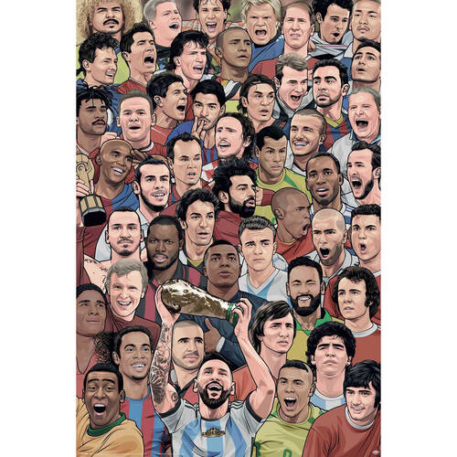 Impact Merch Soccer Football Legends Poster 91x61cm