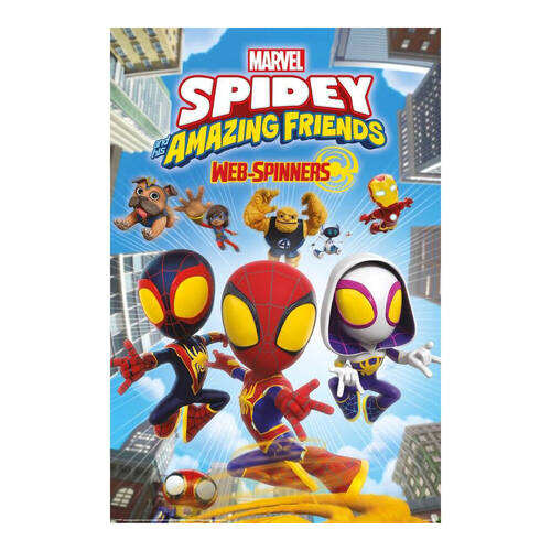 Marvel MCU Spidey & His Amazing Friends Jump Poster 91x61cm