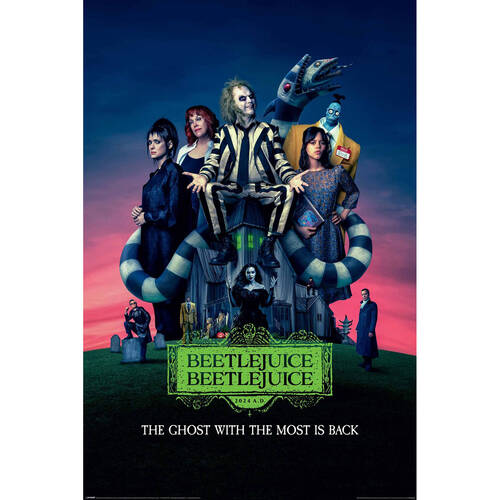 Beetlejuice 2 One Sheet Poster Wall Room Decor 91x61cm