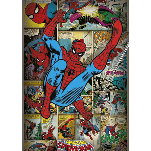 Marvel Comics Spider-Man Kicking Wall Poster/Print 61 x 91.5cm