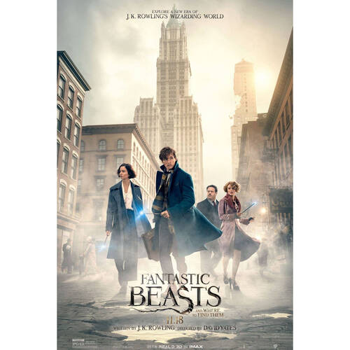 Wizarding World Fantastic Beasts New York Street Poster 91x61cm