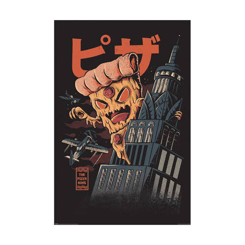 Impact Merch Ilustrata Pizza Kong Poster Wall Decor 91x61cm