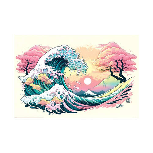 Impact Merch Ada Ingram Pastel Wave Poster Wall Decor 91x61cm
