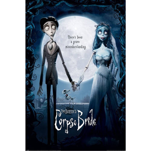 Corpse Bride Wedding Couple Regular Wall Poster/Print 61 x 91.5cm