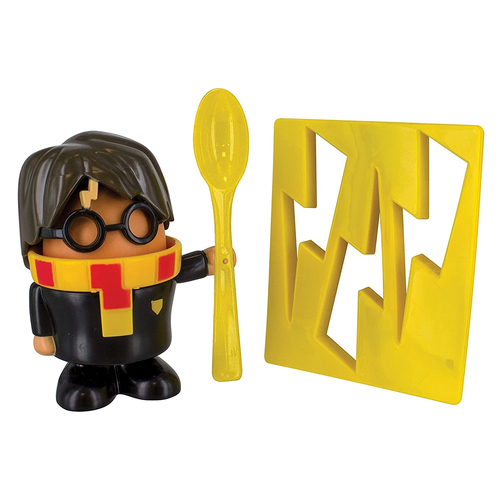Harry Potter Egg Cup & Toast Cutter/Plastic Spoon Set