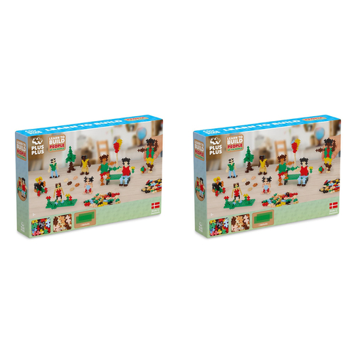2x 275pc Plus-Plus Learn to Build People of the World Kids/Children Toy 5y+