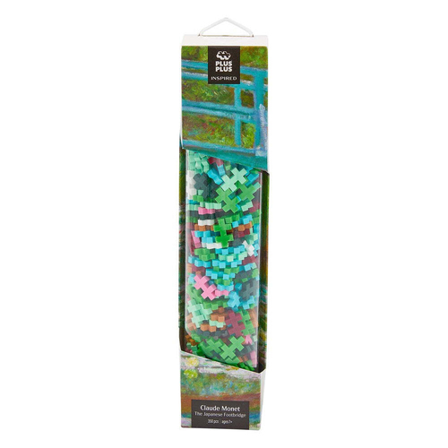 350pc Plus Plus Inspired 6x28cm Claude Monet 3D Puzzle 7+