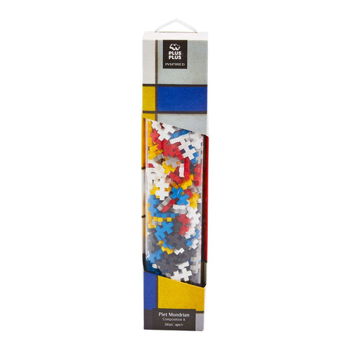 350pc Plus Plus Inspired 6x28cm Piet Mondrian 3D Puzzle 7+
