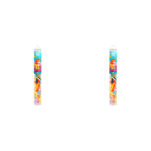 2x 100pc Plus-Plus Lion Tube Building Blocks Toys Kids 5y+