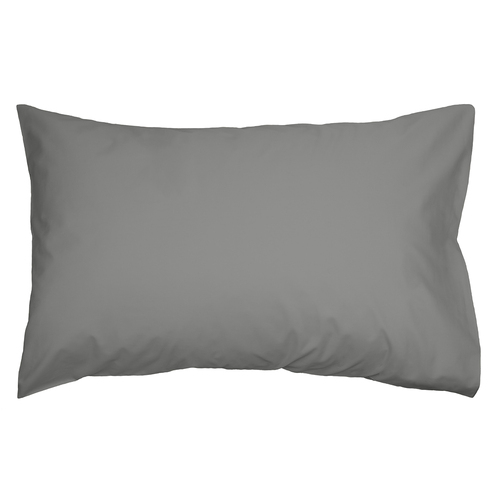 2pc Algodon Pillowcase 300TC Cotton Charcoal