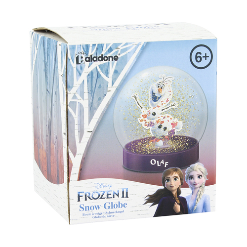 Paladone 8.5cm Frozen 2 Olaf Snow Globe Kids/Children Bedroom Decor 