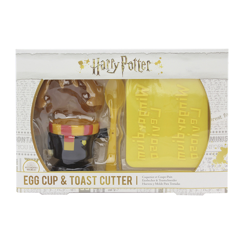Paladone 10cm Harry Potter Hermione Granger Egg Cup w/ Toast Stamper/Spoon