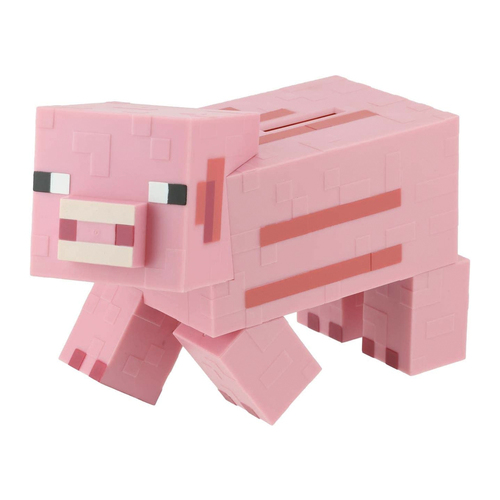 Paladone Mojang Minecraft Pig Mob Childrens/Kids Money Bank 3y+