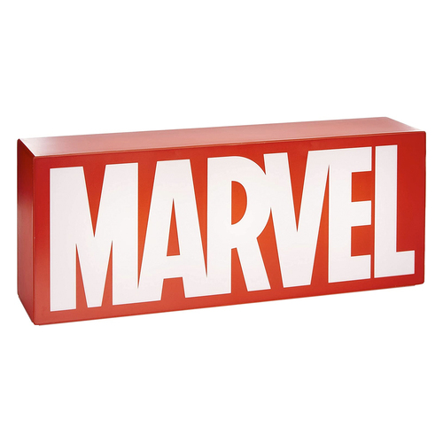Paladone Marvel Freestanding Red/White Logo Light