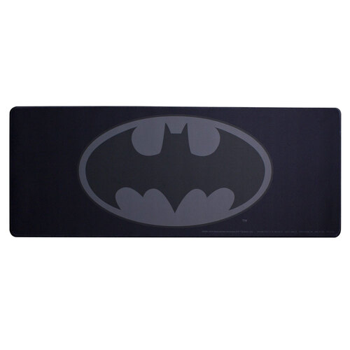 Batman Logo 30x80cm Gaming Desk Mat/Mouse Pad - Black