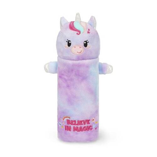 Legami Plush Pencil Case Unicorn Theme Super Soft w/Zip Kids Stationery 3y+