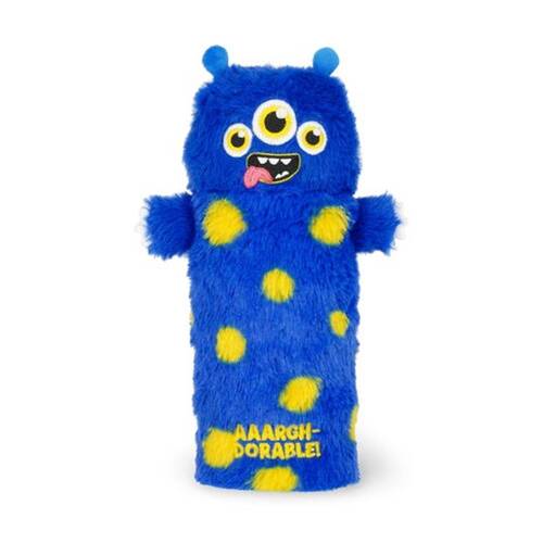 Legami Plush Pencil Case Monster Theme Super Soft w/Zip Kids Stationery 3y+