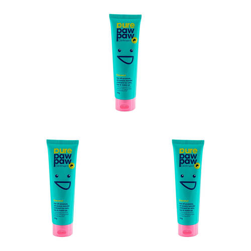 3PK Pure Paw Paw Ointment 25g Skin Ointment Lip Balm - Coconut