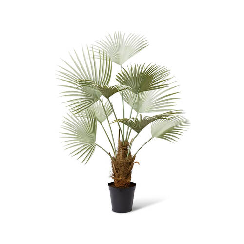 E Style Fan Palm Tree Garden Decor 110x178cm - Grey/Green