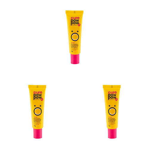 3PK Pure Paw Paw Ointment 15g Skin Ointment Lip Balm - Grape