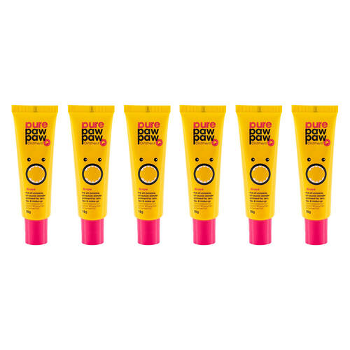 6PK Pure Paw Paw Ointment 15g Skin Ointment Lip Balm - Grape