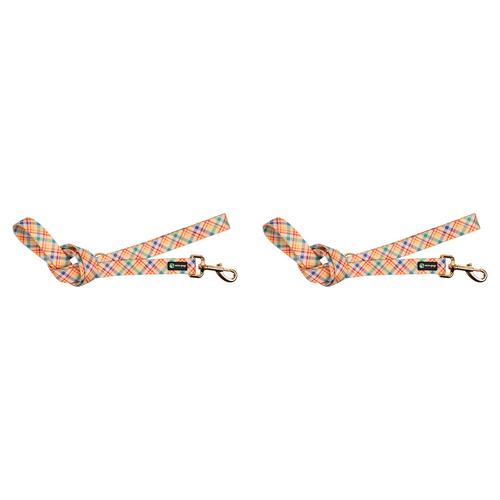 2PK Eco-Pup Dog Walking Lead/Leash 120cm Wide 25mm Check 