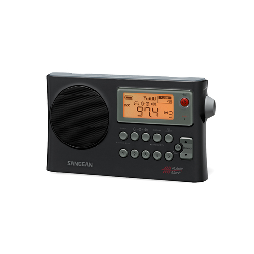 Sangean PR-D4P Portable 10cm Digital AM/FM Radio - Black