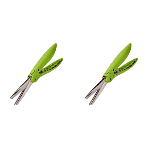 2PK Prepara 3-Blade Kitchen Herb Shears Choppper Stripper Scissors 21.34cm Green