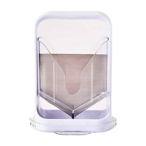 Prepara Stainless Steel Bagel Bread Splitter Sharp Slicer 19.69cm White