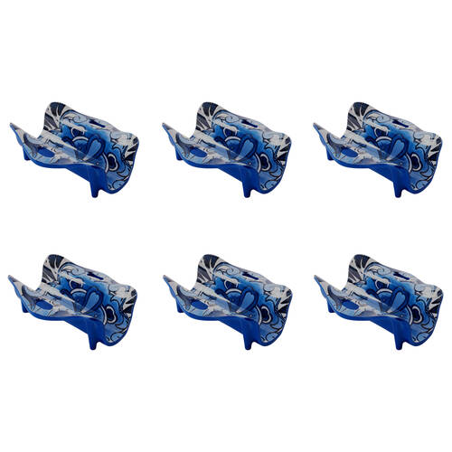 6PK Prepara Melamine Single Tortilla Taco Serving Holder Stand 9cm Blue