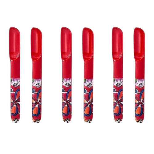 3x 2pc Prepara Melamine Tortilla Taco Serving Spoon Set 18cm Red