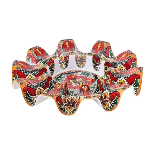 Prepara Melamine Round 10-Taco Carousel Totilla Serving Tray 31x5cm