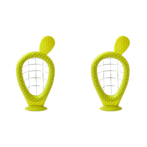 2PK Prepara Avocado Cuber Sharp Peeler Slicer Kitchen Cutter 16.7cm Green