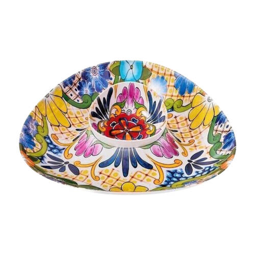 Prepara Chip N Dip Snack Serving Dish Bowl Platter Tray 37cm