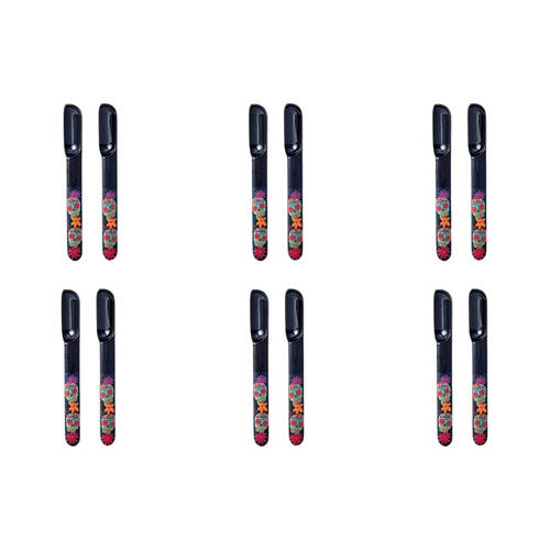 6x 2pc Prepara Melamine Tortilla Taco Serving Spoon Set Day of the Dead Ed 18cm