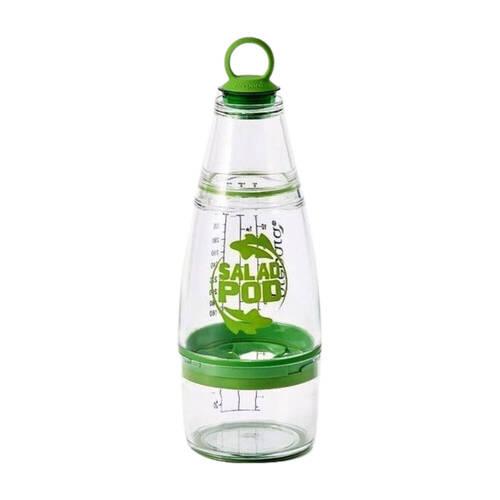 Prepara Salad Pod Dressing Sauce Shaker Mixer Bottle 355ml Green