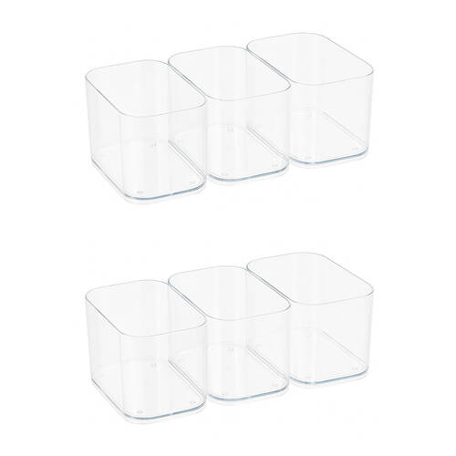 2x 3pc Prepara Dividers For 1L/1.5L/2.2L LatchLok Click Food Container 10.27cm