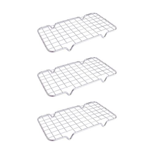 3PK Prepara Lift Stainless Steel Container Raiser Kitchenware - Grey