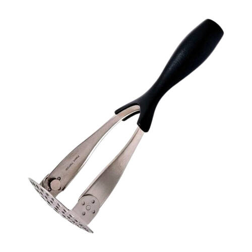 Prepara Stainless Steel Flip Potato Masher Press Ricer 27.43cm Black