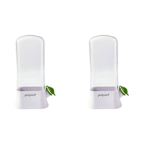 2PK Prepara Fresh Herb Savor Eco Fridge Storage Container 27.18cm White